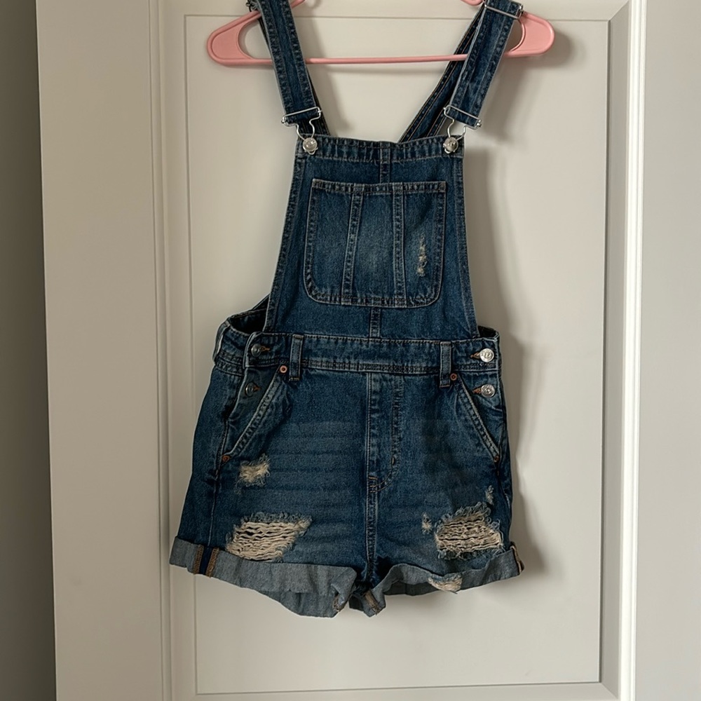 H&M Jean Short Overalls Size 2